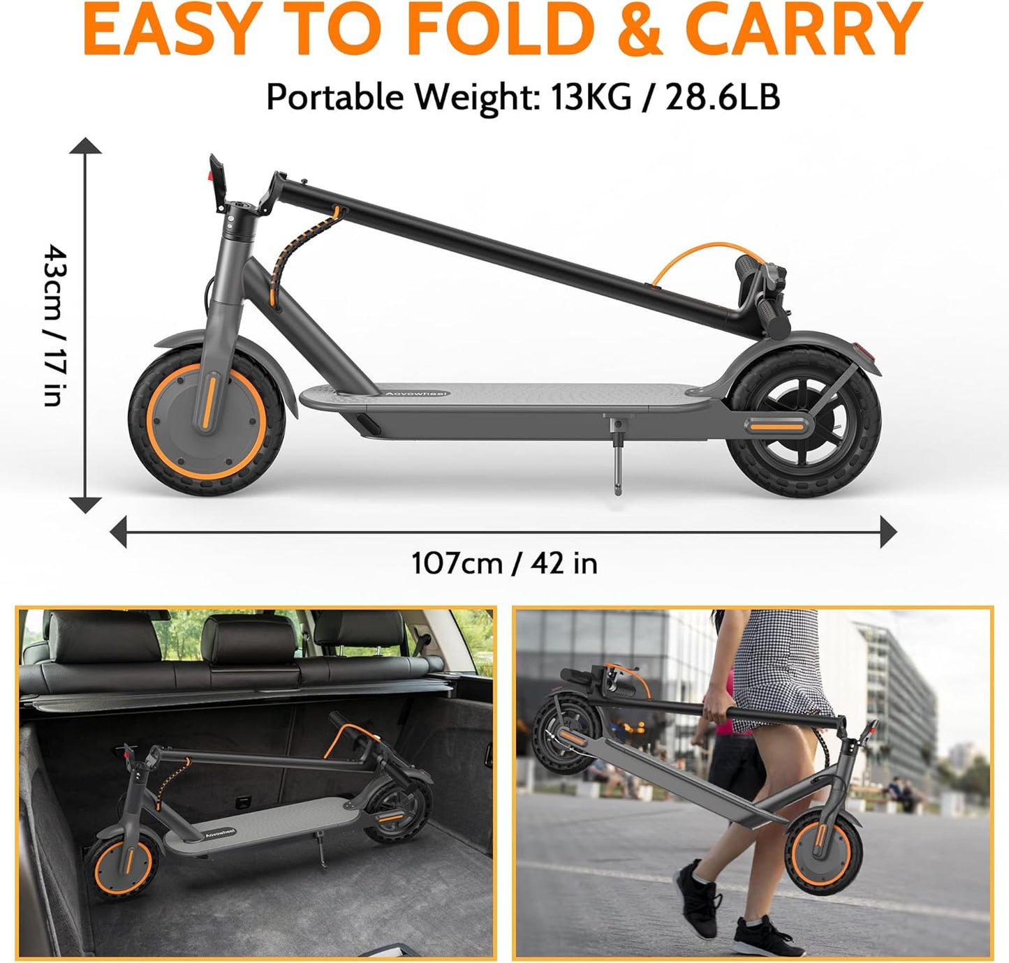 Volteazy™ Dual Boost Electric Scooter