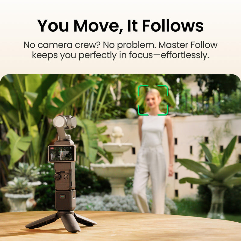 VOLT PRO POCKET GIMBAL WITH 3-AXIS GIMBAL & 1" CMOS SENSOR