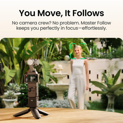 VOLT PRO POCKET GIMBAL WITH 3-AXIS GIMBAL & 1" CMOS SENSOR
